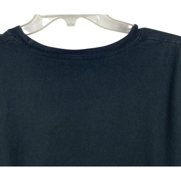 NRA Mens XL Black T-Shirt With American Flag Graphic Print Patriotic Design - Picture 5 of 6